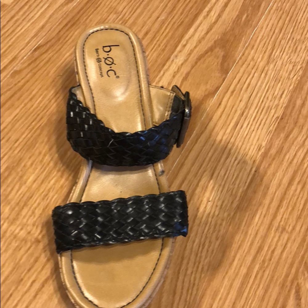 Black Born Wedges